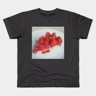 Strawberry Pie Painting Kids T-Shirt